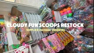 Thumbnail: CLOUDY FUN SCOOPS 16 year old small business owner day in the life | SUPPLIER PACKAGE UNBOXING