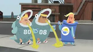 Thumbnail: Giant Birds & Gross Grub | Cloudy With a Chance of Meatballs - WildBrain | Cartoons for Kids