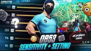 Thumbnail: OB53 🔱 ALL PROBLEM SOLVED 😱🔥 | SENSITIVITY + SETTINGS ⚙️ | LAG FIX 🥶 100% WORKING 💯🤯 | CLOUDYY 