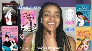 Thumbnail: which ali hazelwood book is the best ? (Ranking popular booktok books)