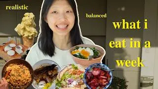 Thumbnail: what i eat in a week | balanced, berlin foodspots, realistic