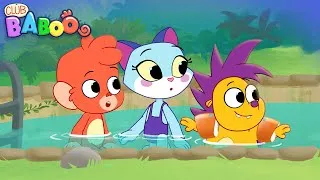 Thumbnail: DINO BoatRace | Club Baboo | Funny Dinosaur Videos for Kids | Elasmosaurus Diplodocus Brachiosaurus