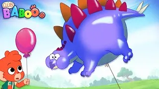 Thumbnail: Funny Balloon Dinosaur Videos for Kids | Club Baboo | 1HOUR Compilation | Stegosaurus Triceratops