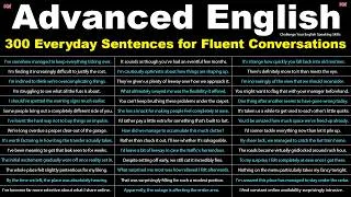 Thumbnail: Advanced English: 300 Everyday Sentences for Fluent Conversations