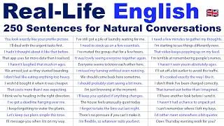 Thumbnail: Real-Life English: 250 Sentences for Natural Conversations | Fluent English for Adults