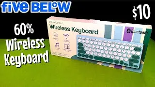 Thumbnail: $10 60% Wireless Keyboard from PrimeConnect | Five Below Review