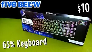 Thumbnail: $10 65% Gaming Keyboard from Bass Jaxx | Five Below Review