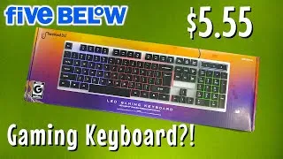 Thumbnail: $5.55 Gaming Keyboard from Unlocked LVL | Five Below Review