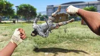 Thumbnail: Grand Theft Auto V: Hardest Knockouts #46 (POV Fights, CRAZY K.Os, Punching Random People 🤣)