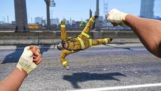 Thumbnail: Grand Theft Auto V: Hardest Knockouts #43 (POV Fights, CRAZY K.Os, Punching Random People 🤣)