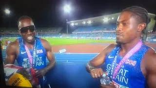 Thumbnail:  Great Britain Shines  with Gold and bronze While Germany Takes Silver in 100m finals 