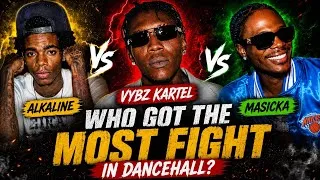 Thumbnail: Alkaline, Vybz Kartel or Masicka: Who Got the MOST Fight in Dancehall? 👀🔥