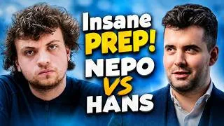 Thumbnail: Nepo Used His Secret Magnus Carlsen Prep to Trap Hans Niemann!