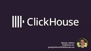 Thumbnail: Introduction to ClickHouse's Data Storage Architecture (George Larionov)