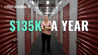 Thumbnail: I'm A Teen That Buys Abandoned Storage Units — My Side Hustle Brings In $135,000/Year