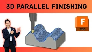 Thumbnail: How to do 3D Parallel operation in fusion 360 CAM