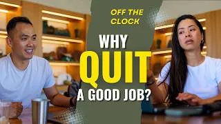 Thumbnail: What He’d Tell Anyone Stuck in a Job They Know They’ll Leave | Off the Clock Ep. 1