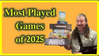Thumbnail: My Most Played Games of 2025: Dune Imperium Uprising, King of Tokyo, Catan and more!