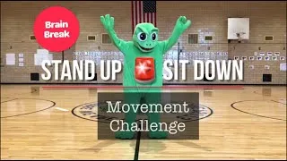 Thumbnail: PhysEdZone: "Stand Up/Sit Down" Movement Challenge | Brain Break