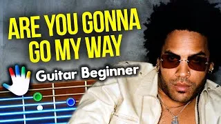 Thumbnail: Are You Gonna Go My Way Guitar Lessons for Beginner Lenny Kravitz Tutorial | How To Play Chords