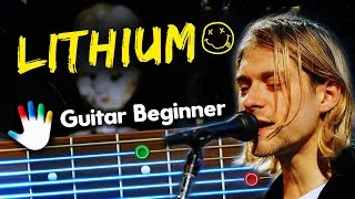 Thumbnail: Lithium Guitar Lessons for Beginner Nirvana Tutorial | How To Play Chords + Backing Track Songs,Tabs