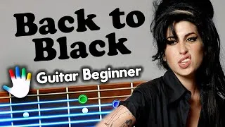 Thumbnail: Pro Acoustic Guitar - Back To Black Guitar Lessons for Beginner Amy Winehouse Tutorial | How To Play