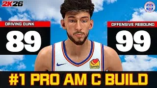 Thumbnail: This "DO-IT-ALL" CENTER BUILD BREAKS NBA 2K26! (99 Rebound & Contact Dunks)