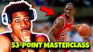 Thumbnail: Michael Jordan’s FORGOTTEN 53-Point MASTERCLASS vs Portland (1987)