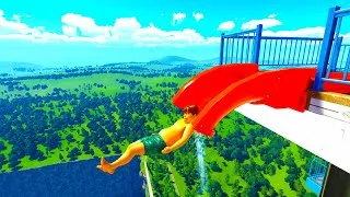 Thumbnail: 0% vs 100% Survival Chance Water Slides – Planet Coaster 2