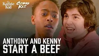 Thumbnail: Anthony and Kenny Start a Beef | Cobra Kai (Griffin Santopietro, Dallas Dupree Young)