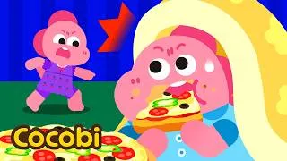 Thumbnail: Mommy, Are You Eating Something Yummy?😱 No! + More Fun Songs for Kids | Cocobi