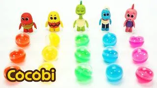 Thumbnail: Rainbow Gacha Capsule Toy Machine!🌈 + More Color Videos For Kids | Cocobi