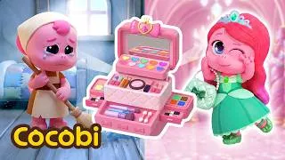 Thumbnail: Cinderella's Magic Princess Makeup!🥰 + More Fun Songs for Kids | Cocobi