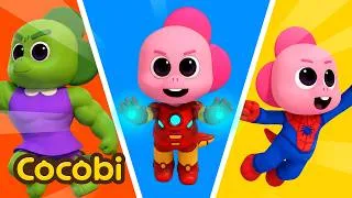 Thumbnail: My Best Friend is a Superhero?!😱 + More Fun Songs for Kids | Cocobi