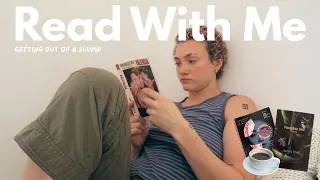 Thumbnail: reading vlog ☕️ getting out of a slump + making a reading journal