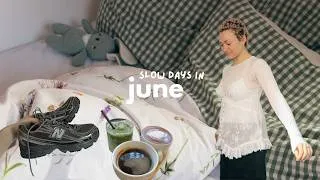Thumbnail: slow days in june: going to the gym, reading books, grabbing coffee with friends