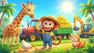 Thumbnail: Heartbreaking! Monkey Farmer Saves Bees From Fire Smoke 🚜🐝 | Farm Work