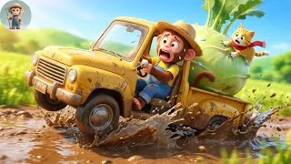 Thumbnail: Can Monkey Farmer & Cat Save Every Animal Today? 🚨 | Tractor Farm