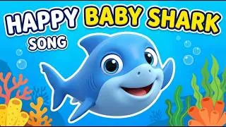 Thumbnail: Happy Baby Shark Song 🦈👶🎵 | Fun Ocean Dance Song for Kids & Toddlers 🌊🌈✨
