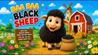 Thumbnail: Baa Baa Black Sheep 🐑 | Nursery Rhymes for Kids | Baby Songs & Kids Songs