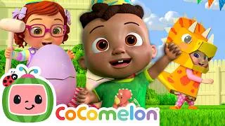 Thumbnail: Cody's Dino Birthday Party 🦖 🍉 CoComelon - JJ's Baby Songs 🎶