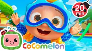 Thumbnail: JJ's Water Park Adventure 🌊 🍉 CoComelon - JJ's Baby Songs 🎶