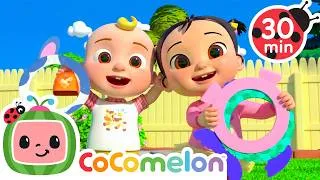Thumbnail: Learning Animal Sounds with Old MacDonald 🐮🐷 CoComelon - JJ's Baby Songs 🎶