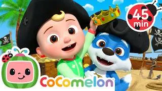 Thumbnail: JJ's Pirate Adventures! 🦜 | CoComelon Animal Time - Kids Songs