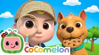 Thumbnail: Who Took the Cookie? 🍪 Detective JJ & Bingo on the Case! | CoComelon Kids Songs & Nursery Rhymes