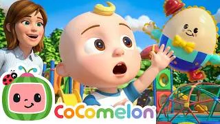 Thumbnail: JJ Chases the Humpty Dumpty Balloon! 🎈 | CoComelon Kids Songs & Nursery Rhymes