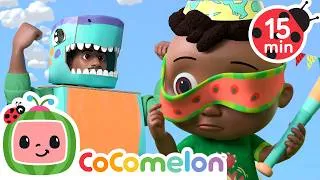 Thumbnail: Dino Dad's Birthday Surprise! | It's Cody Time 🍉 | CoComelon Songs for Kids & Nursery Rhymes