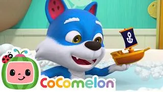Thumbnail: Bathtub Pirates | CoComelon Animal Time - Learning with Animals | Nursery Rhymes for Kids