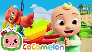 Thumbnail: Animal Obstacle Course! 🛝 | CoComelon - Sing and Play Games | Kids Songs & Nursery RHymes