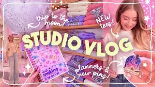 Thumbnail: STUDIO VLOG | A cosy, productive few weeks 🌙 Designing my NEW collection! & nerding out over space ✨
